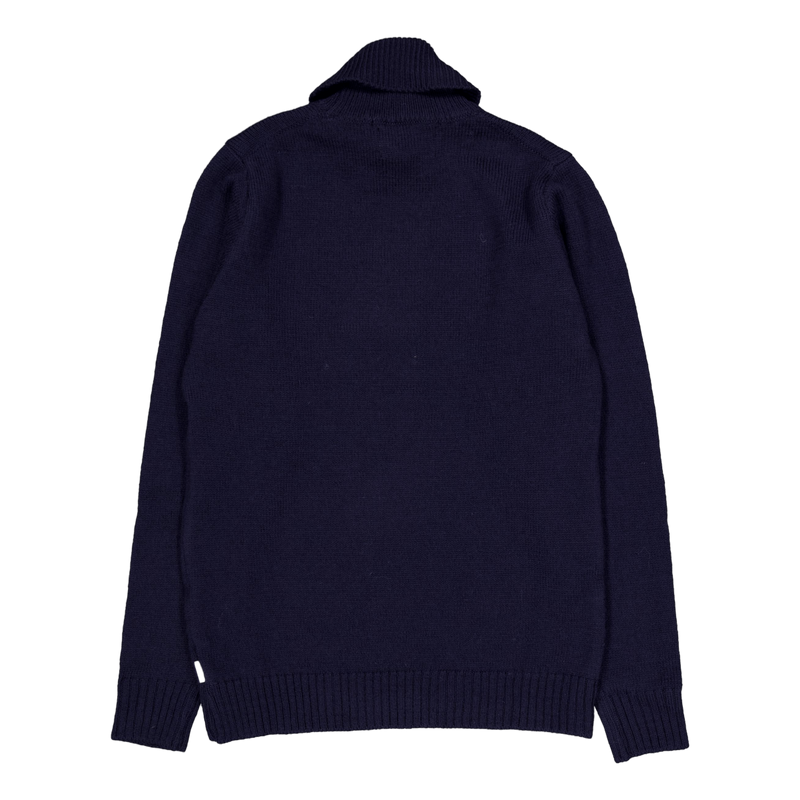 Polo Neck Jumper Navy