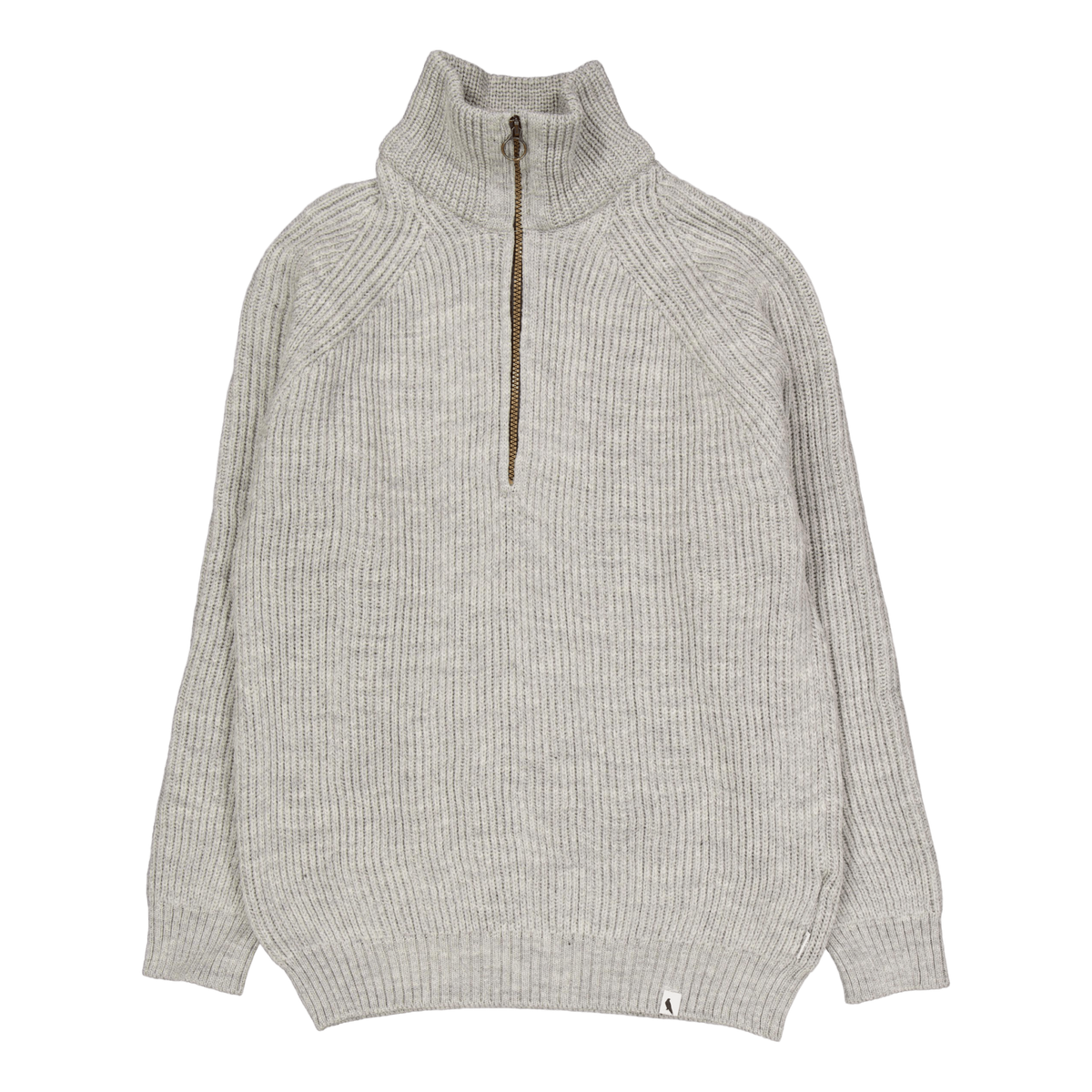 Ford Zip Neck Lt Grey