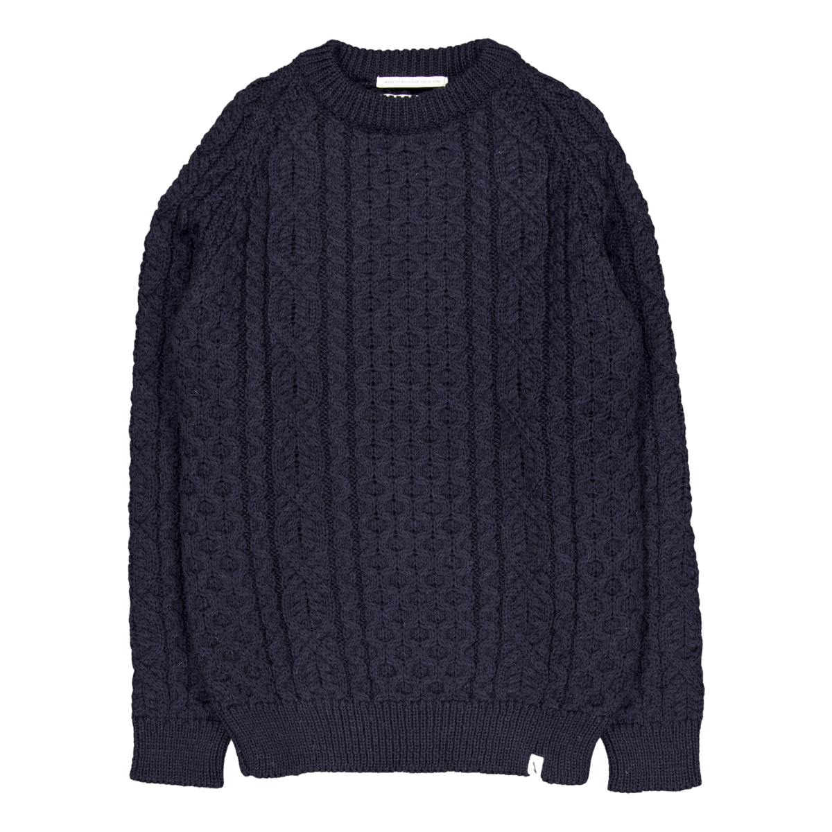 Hudson Aran Jumper Navy