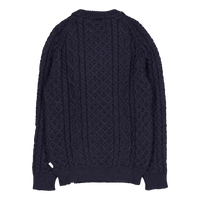 Hudson Aran Jumper Navy