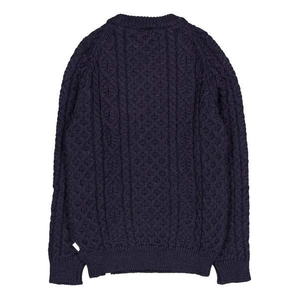 Hudson Aran Jumper Navy