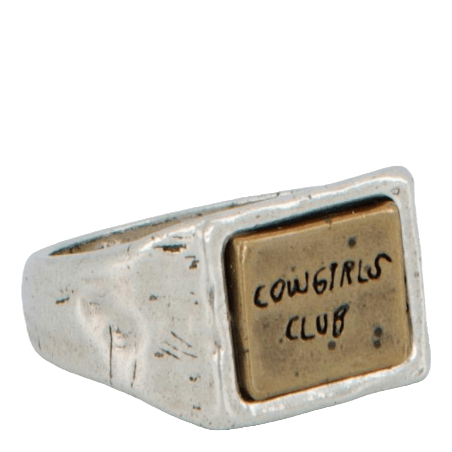 Cowgirl Club Ring Silver