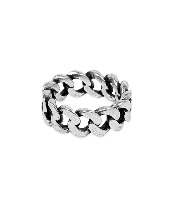 Cuban Ring Silver