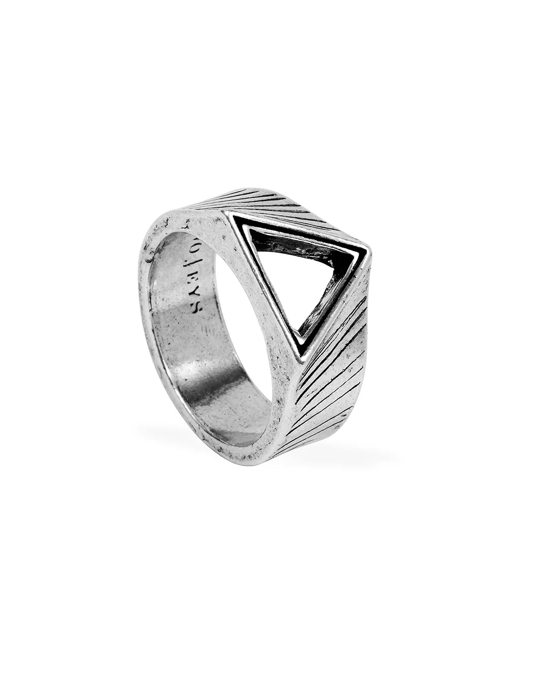 Triangle Ring Silver