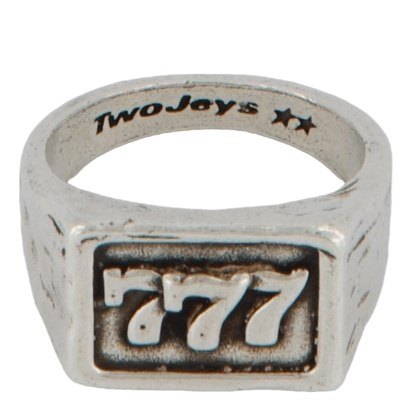 777 Ring Silver