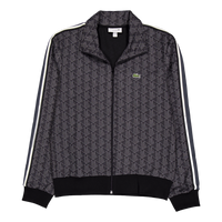 Paris Zip-up Jacquard Track Ja 4pc Black/dark Grey