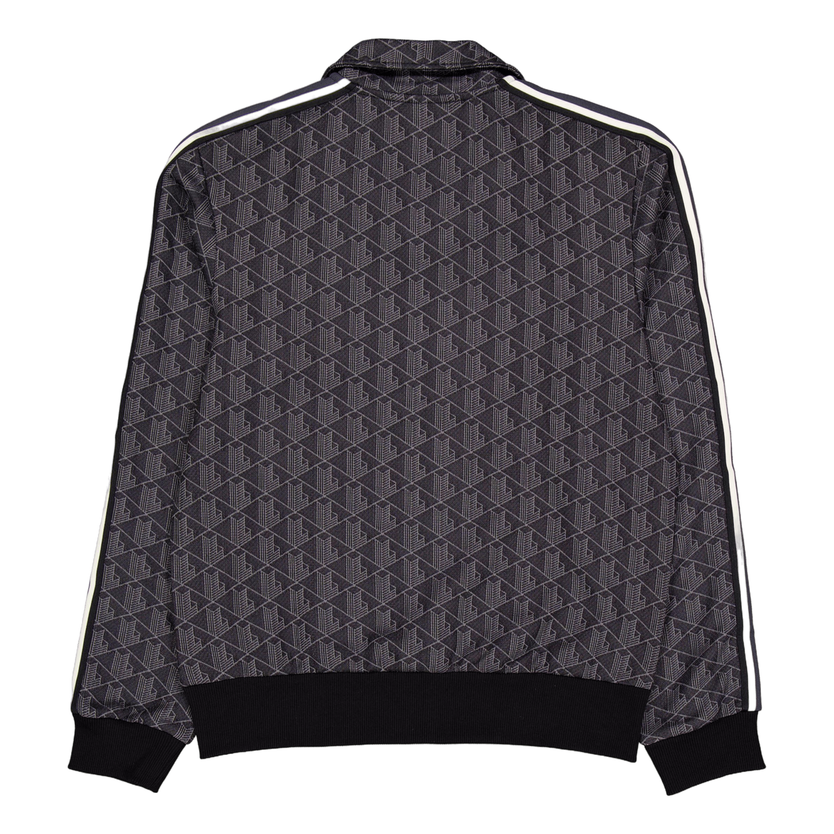 Paris Zip-up Jacquard Track Ja 4pc Black/dark Grey