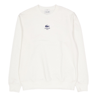 Printed Fleece Sweatshirt 70v White