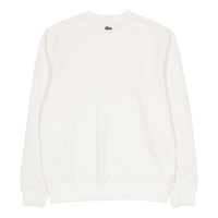 Printed Fleece Sweatshirt 70v White