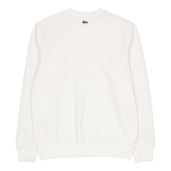 Printed Fleece Sweatshirt 70v White