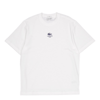 Signature Print Cotton T-shirt 70v White