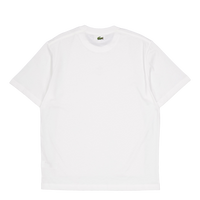 Signature Print Cotton T-shirt 70v White