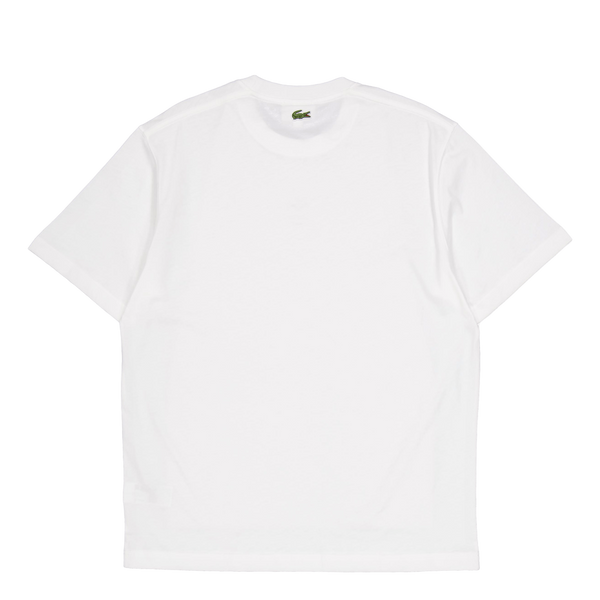 Signature Print Cotton T-shirt 70v White