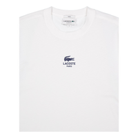 Signature Print Cotton T-shirt 70v White