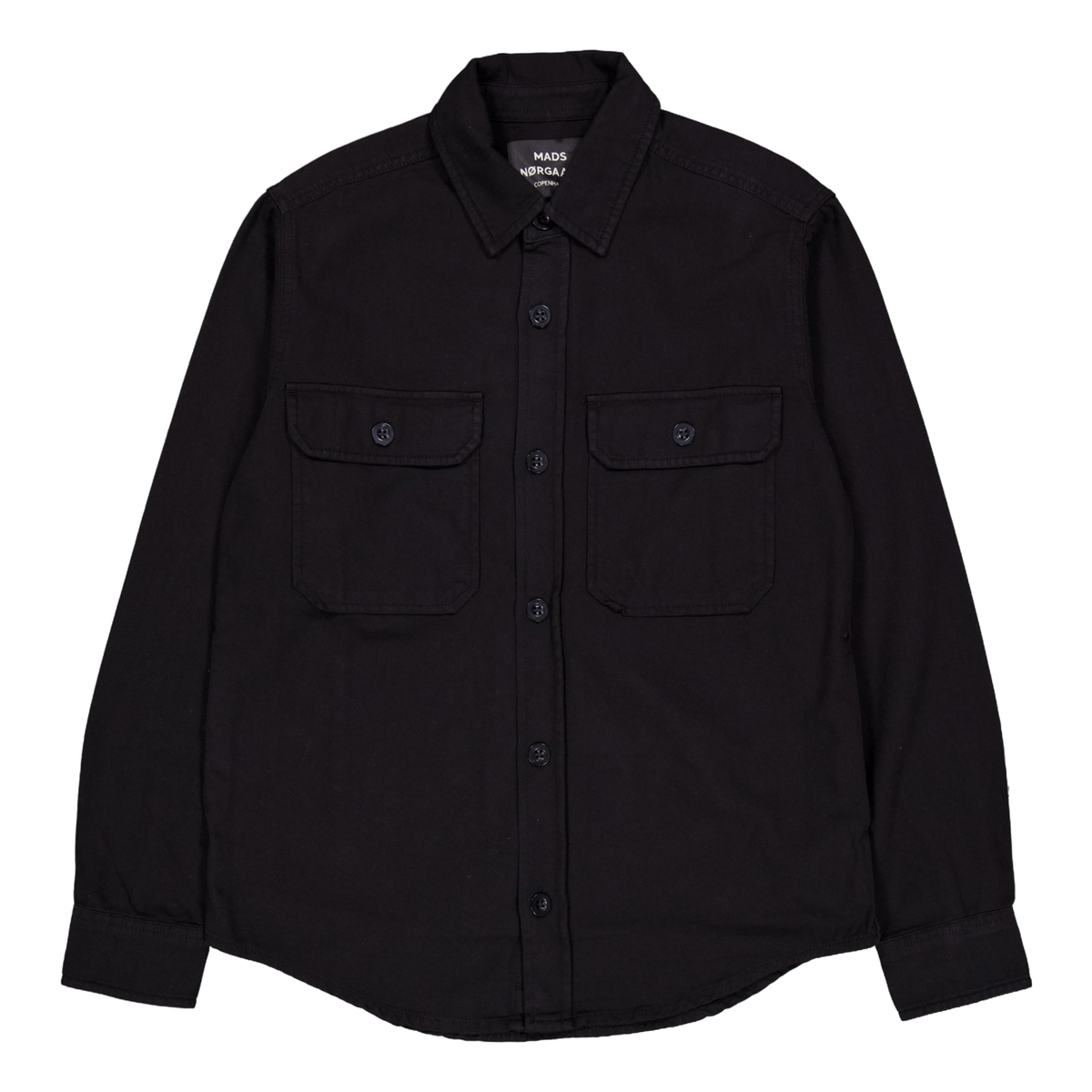 Dyed Canvas Skyler Shirt 1 Black