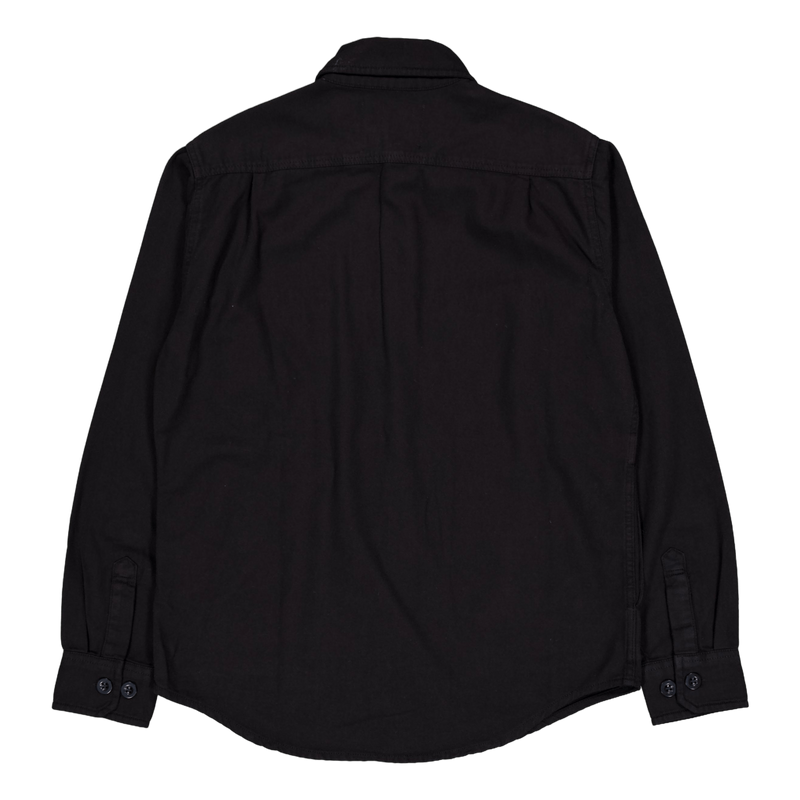 Dyed Canvas Skyler Shirt 1 Black