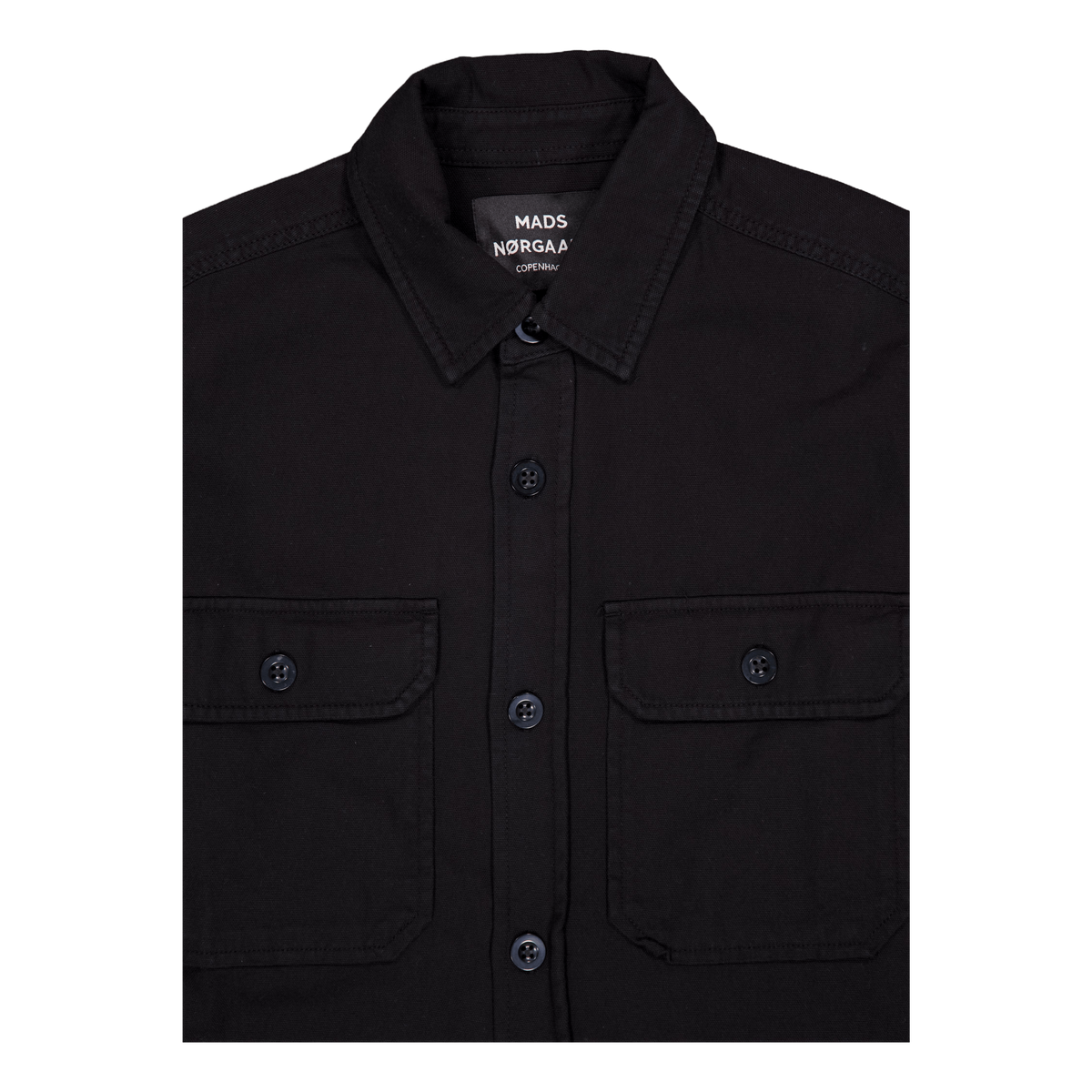 Dyed Canvas Skyler Shirt 1 Black