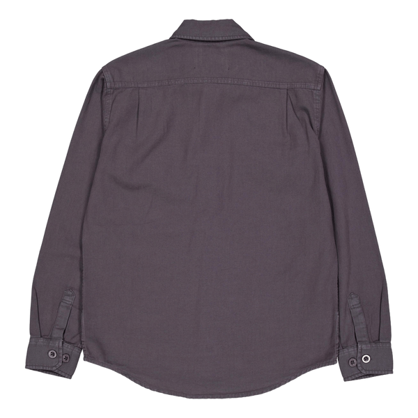 Dyed Canvas Skyler Shirt 9325 Charcoal Grey