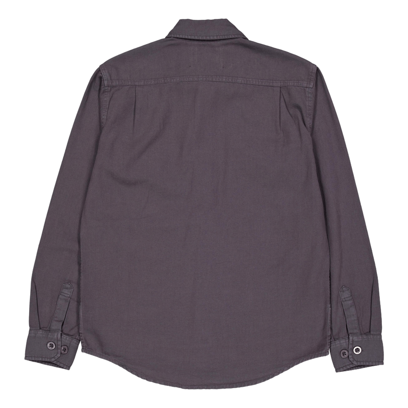 Dyed Canvas Skyler Shirt 9325 Charcoal Grey