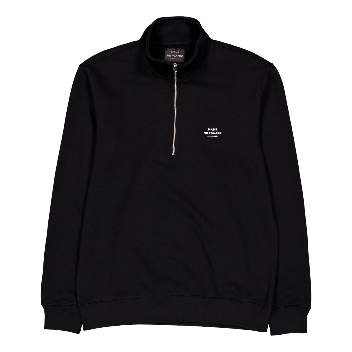 Standard Half Zip Logo Sweat 1 Black