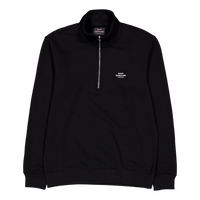 Standard Half Zip Logo Sweat 1 Black