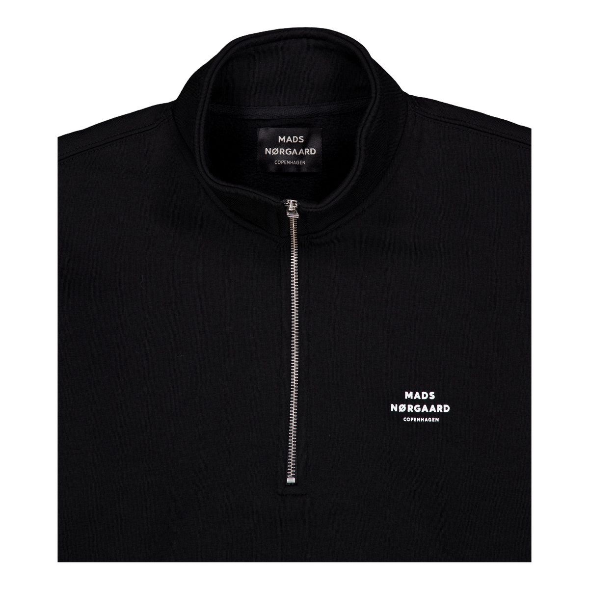 Standard Half Zip Logo Sweat 1 Black