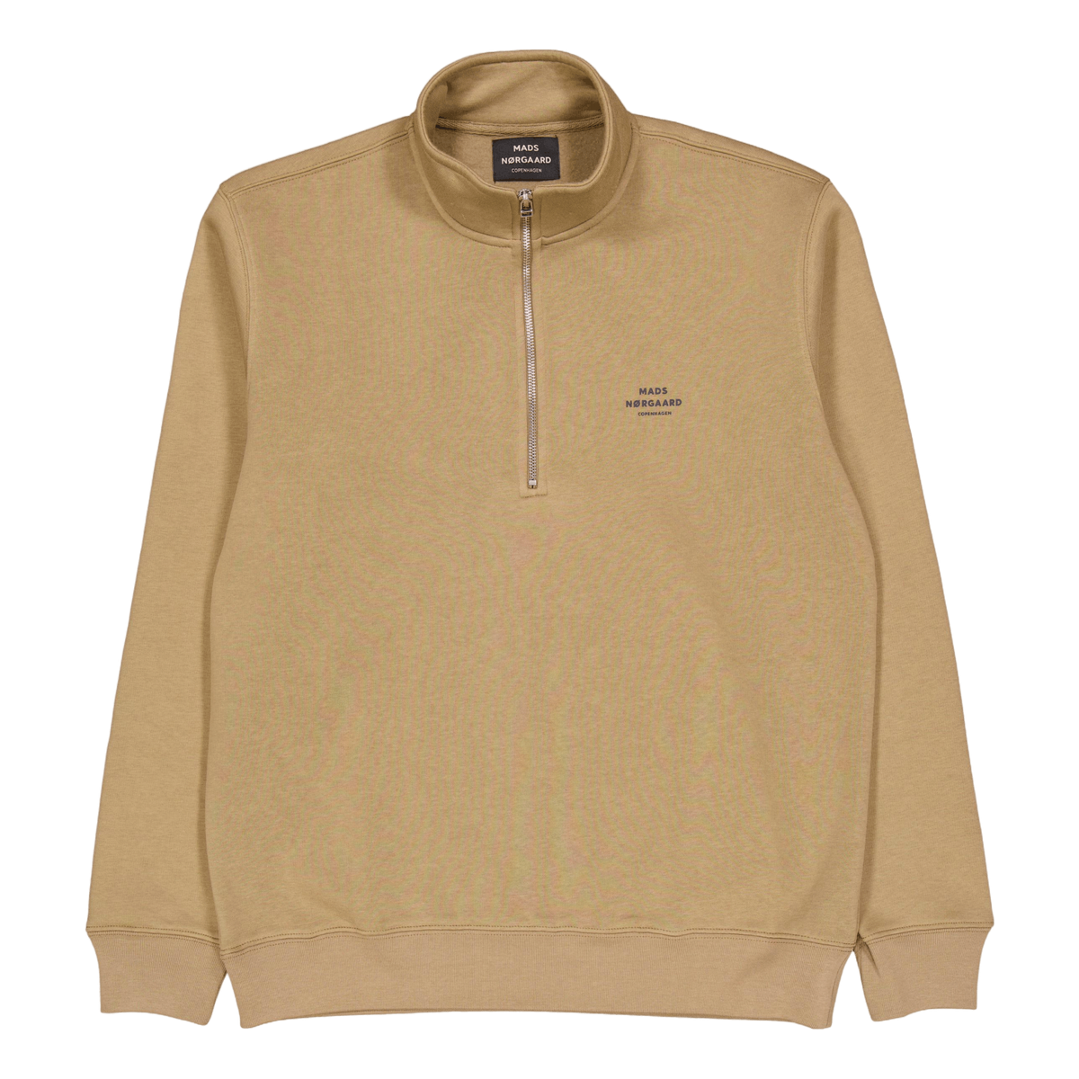 Standard Half Zip Logo Sweat 9321 Lead Gray