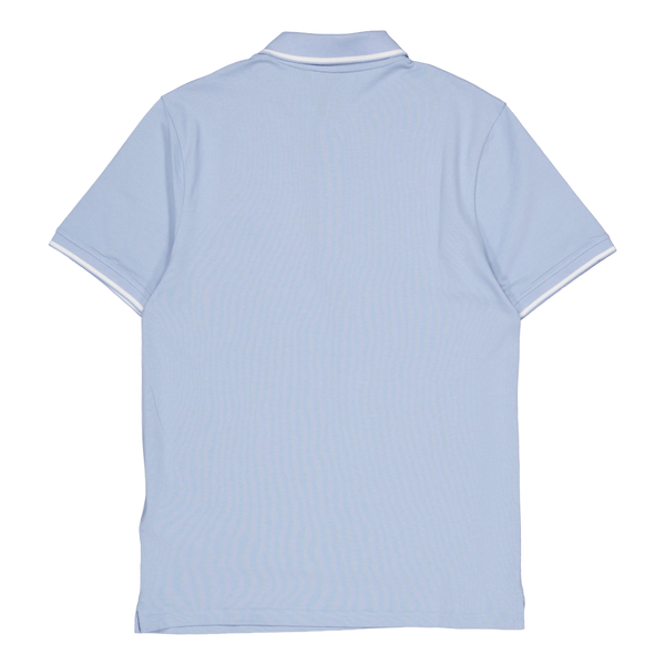 Tipped Polo Shirt W490 Light Blue/ White