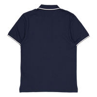 Tipped Polo Shirt X295 Dark Navy/ Chalk