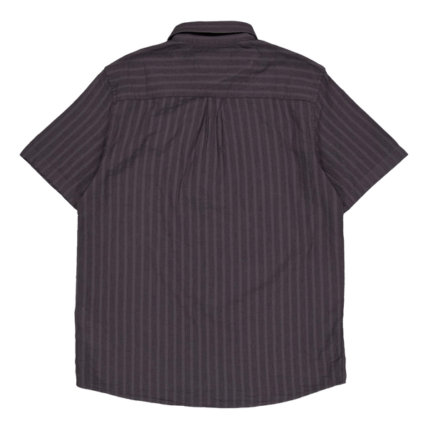 Textured Stripe Short Sleeve S W635 Gunmetal