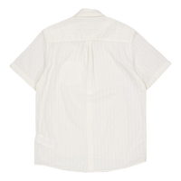 Textured Stripe Short Sleeve S X157 Chalk