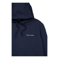 Loopback Embroidered Hoodie Z271 Dark Navy