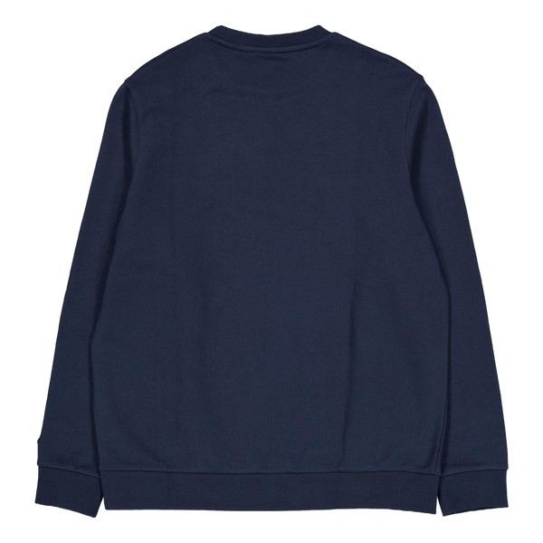 Loopback Embroidered Crew Neck Z271 Dark Navy