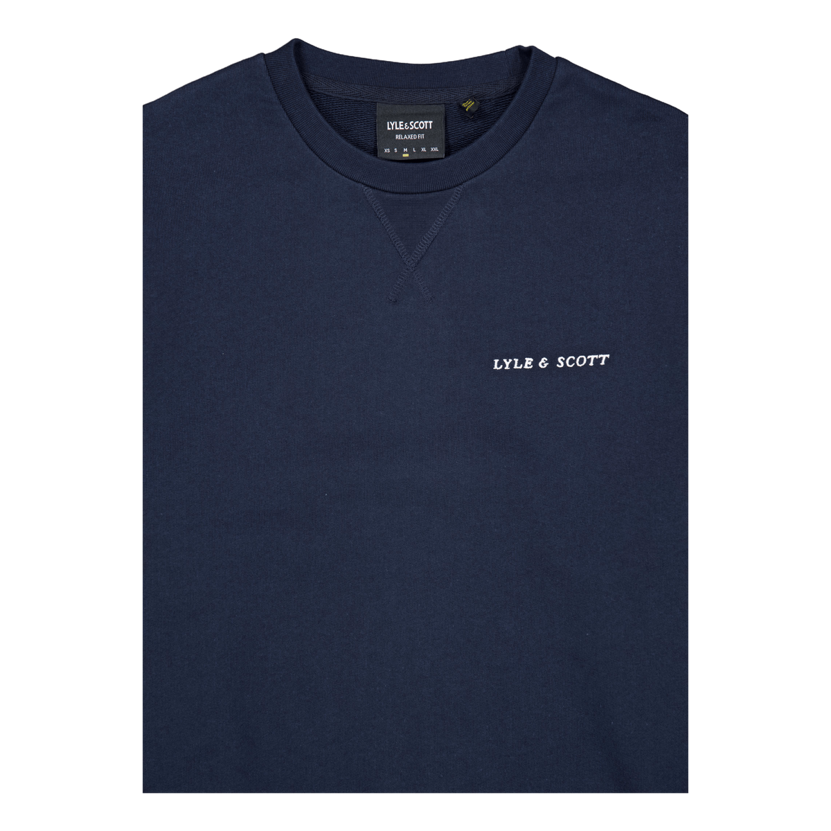 Loopback Embroidered Crew Neck Z271 Dark Navy