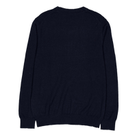 Cotton Merino Crew Neck Jumper Z271 Dark Navy