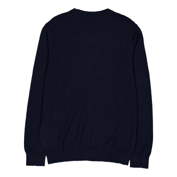 Cotton Merino Crew Neck Jumper Z271 Dark Navy