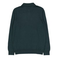 Cotton Merino Long Sleeve Knit X311 Argyle Teal