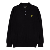 Cotton Merino Long Sleeve Knit Z865 Jet Black