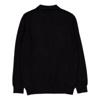 Cotton Merino Long Sleeve Knit Z865 Jet Black