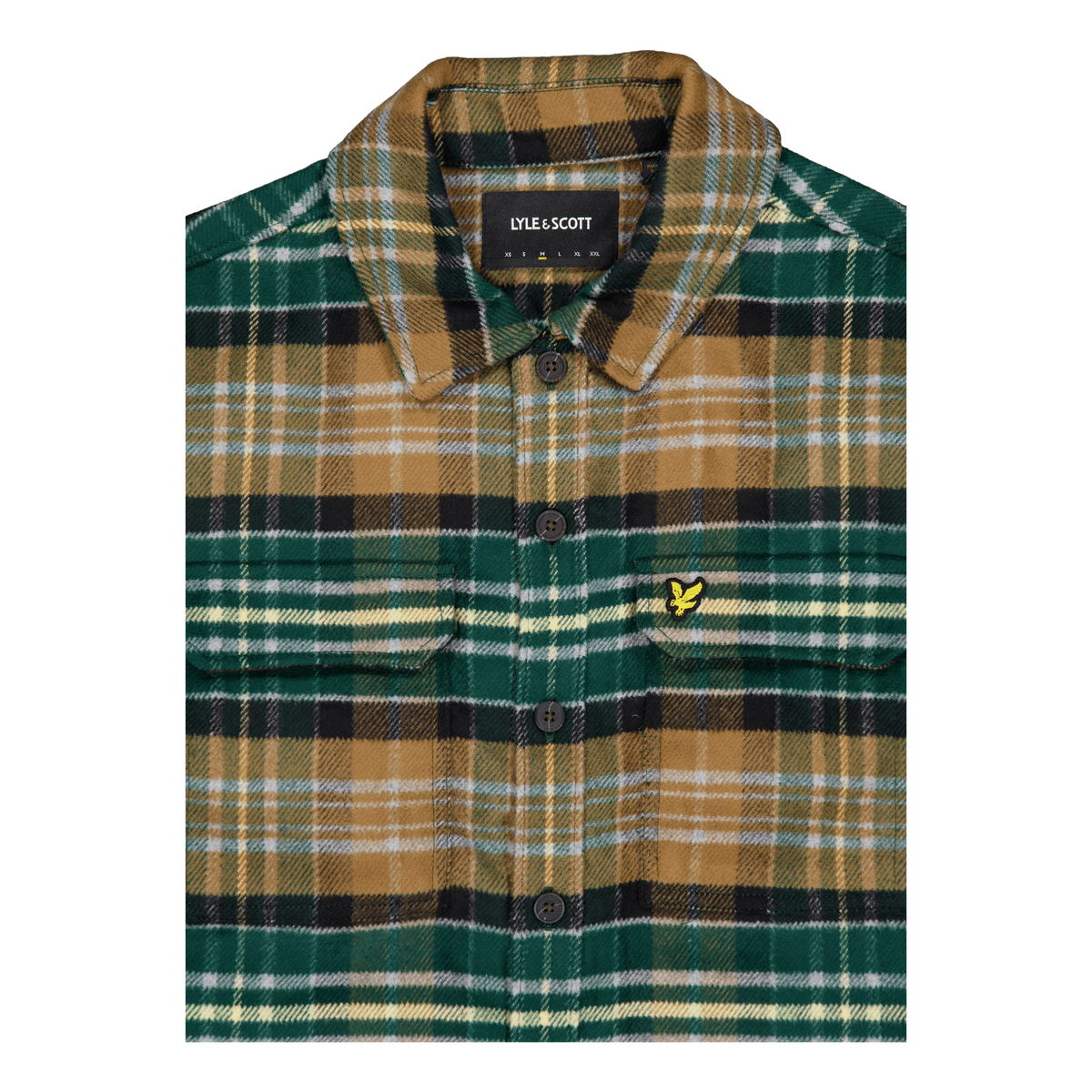 Check Flannel Overshirt X351 Argyle Teal/ Heritage Tau