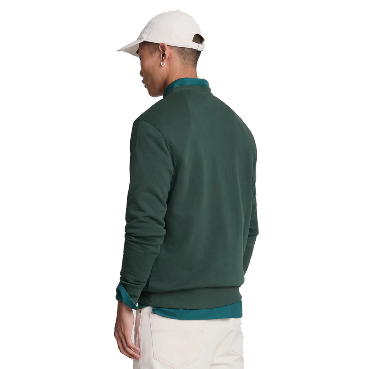 Crew Neck Sweatshirt X311 Argyle Teal