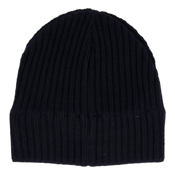 Knitted Ribbed Beanie Z271 Dark Navy