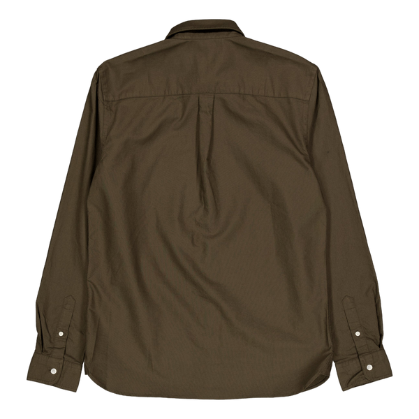 Plain Oxford Shirt W485 Olive