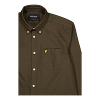 Plain Oxford Shirt W485 Olive