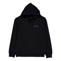 Embroidered Hoodie Z893 Jet Black/ White