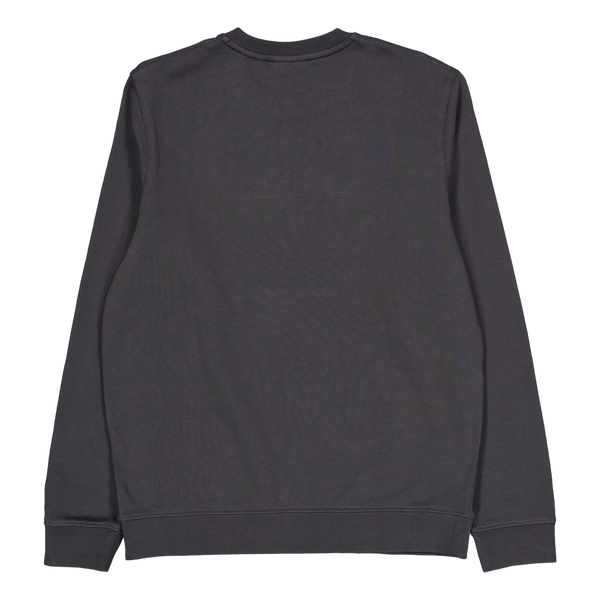 Embroidered Crew Neck Sweatshi X427 Gunmetal/ Cove