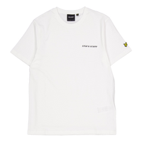 Embroidered T-shirt W104 White/ Jet Black