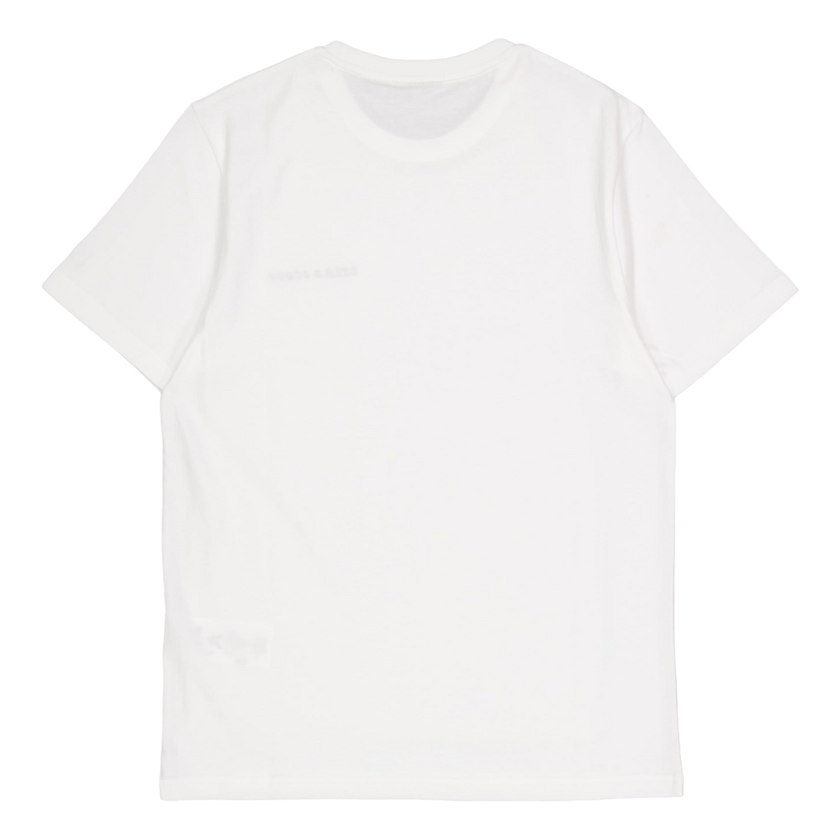 Embroidered T-shirt W104 White/ Jet Black