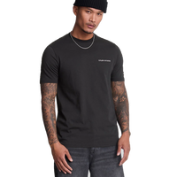 Embroidered T-shirt Z893 Jet Black/ White