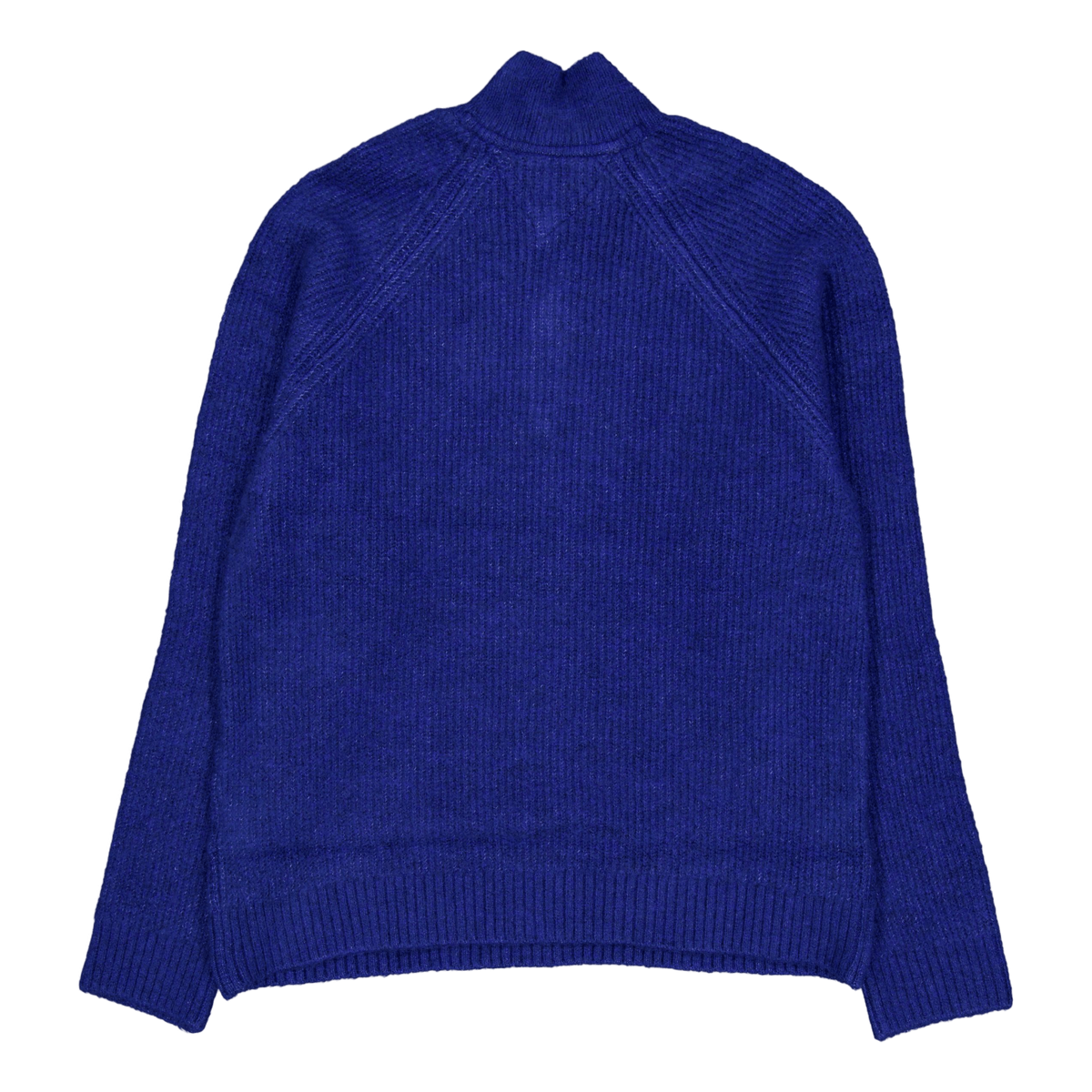 Tjm Reg 1/4 Zip Raglan Badge Blue